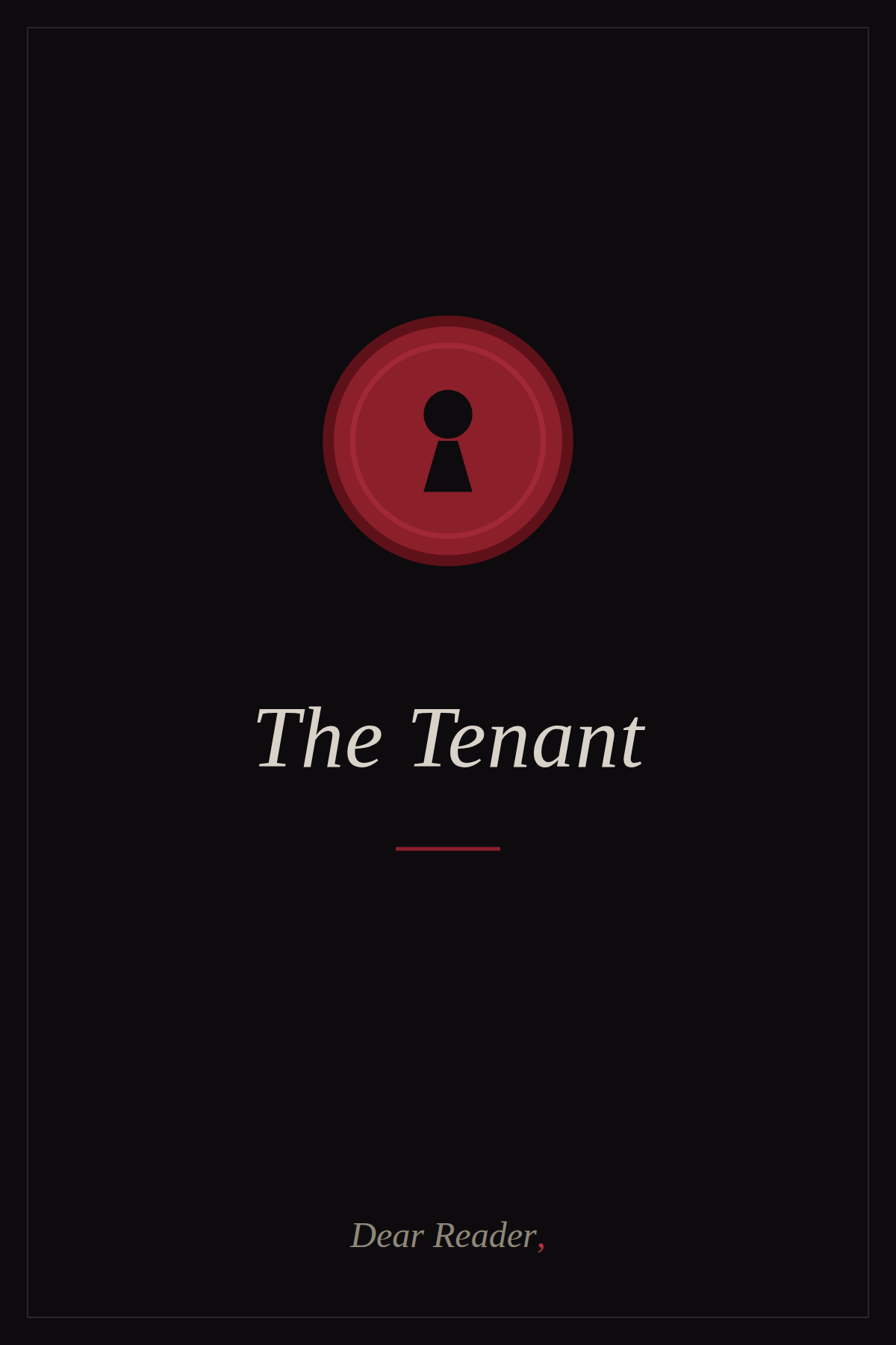 Cover of The Tenant
